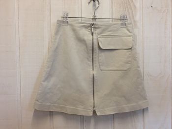 Jupe trapèze beige - Zara - S