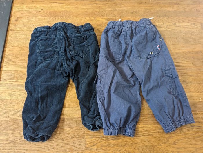 2 pantalons 9 et 12 mois - photo numéro 2