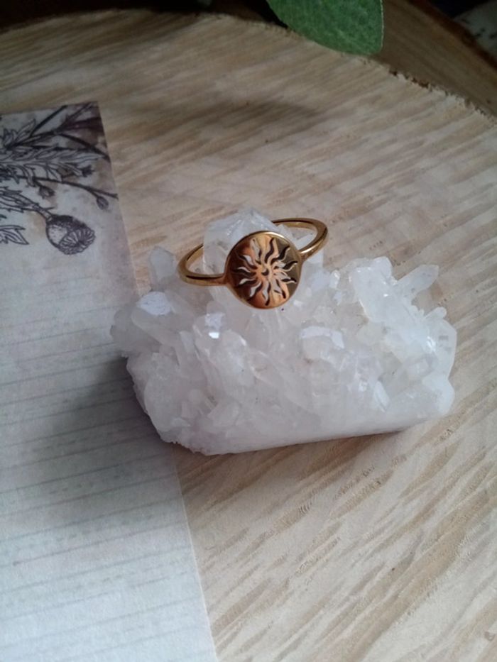 Bague bohème soleil 18mm