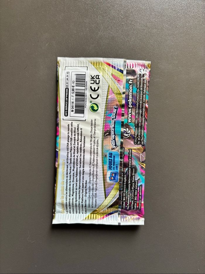 1 x Booster Pokémon Origine Perdue NEUF - photo numéro 2
