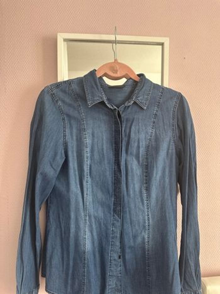 Chemise en jean - strass Yessica
