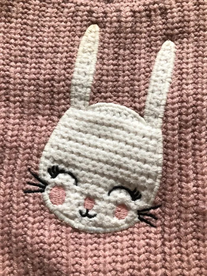 Pull épais vieux rose - photo numéro 2