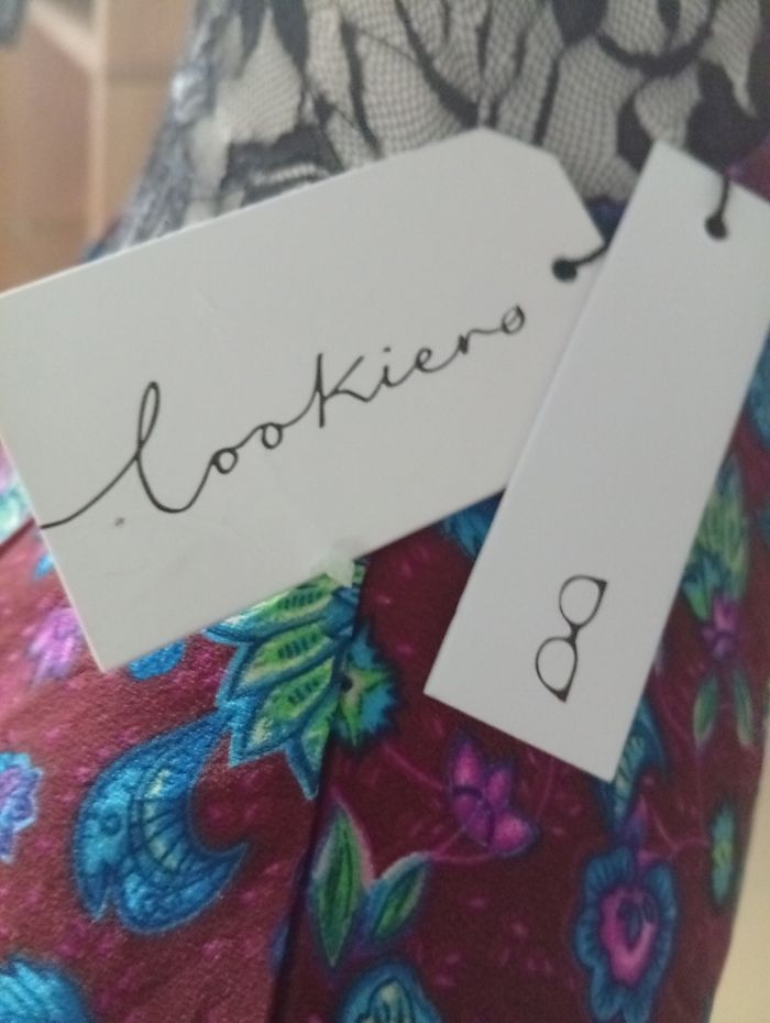 Jolie robe imprimée florale manches/kimono longueur genou - photo numéro 9