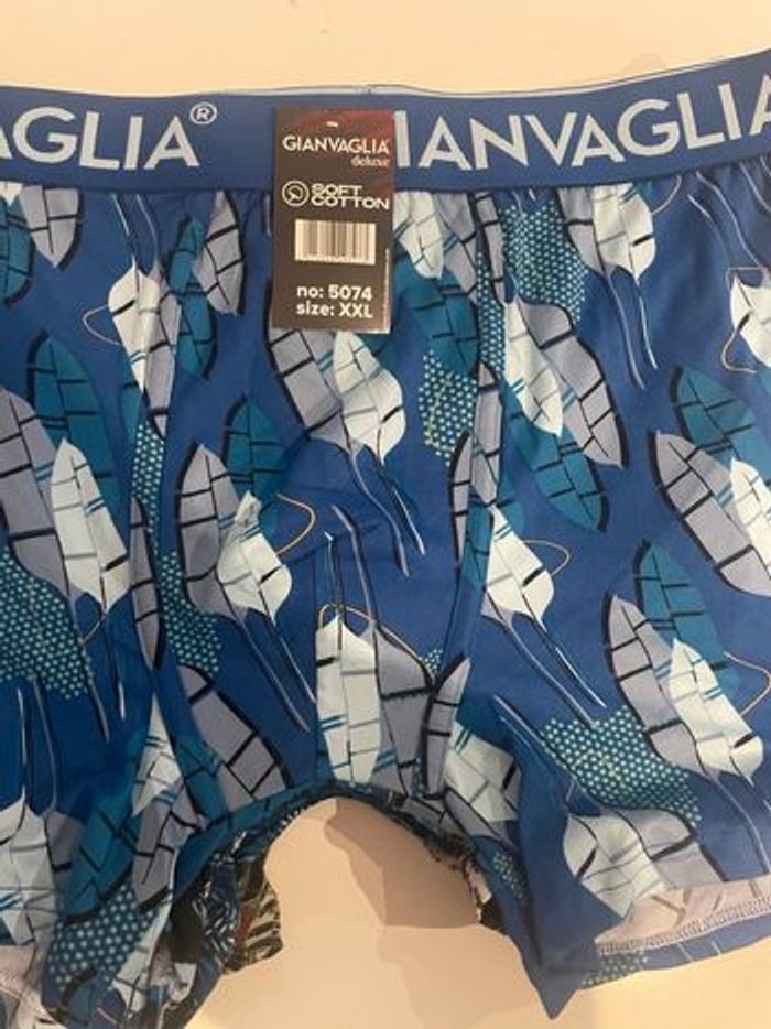 5 Boxers Gianvaglia Deluxe Coton Stretch XXL - photo numéro 2