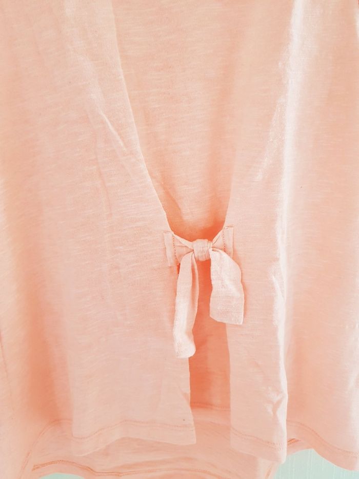 Débardeur corail Orchestra 10 ans dentelle - photo numéro 2