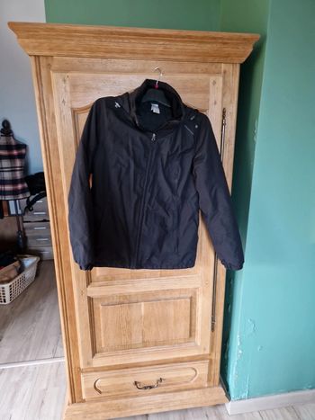 Manteau fin de ski noir Taille l quechua