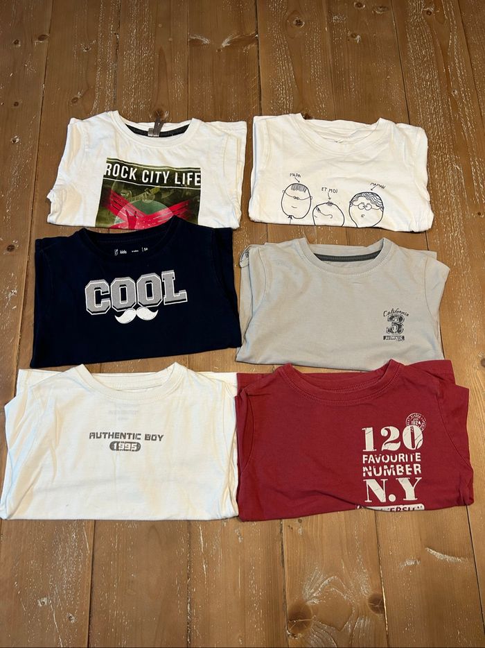 Lot de t-shirt garçon 5 ans - photo numéro 3