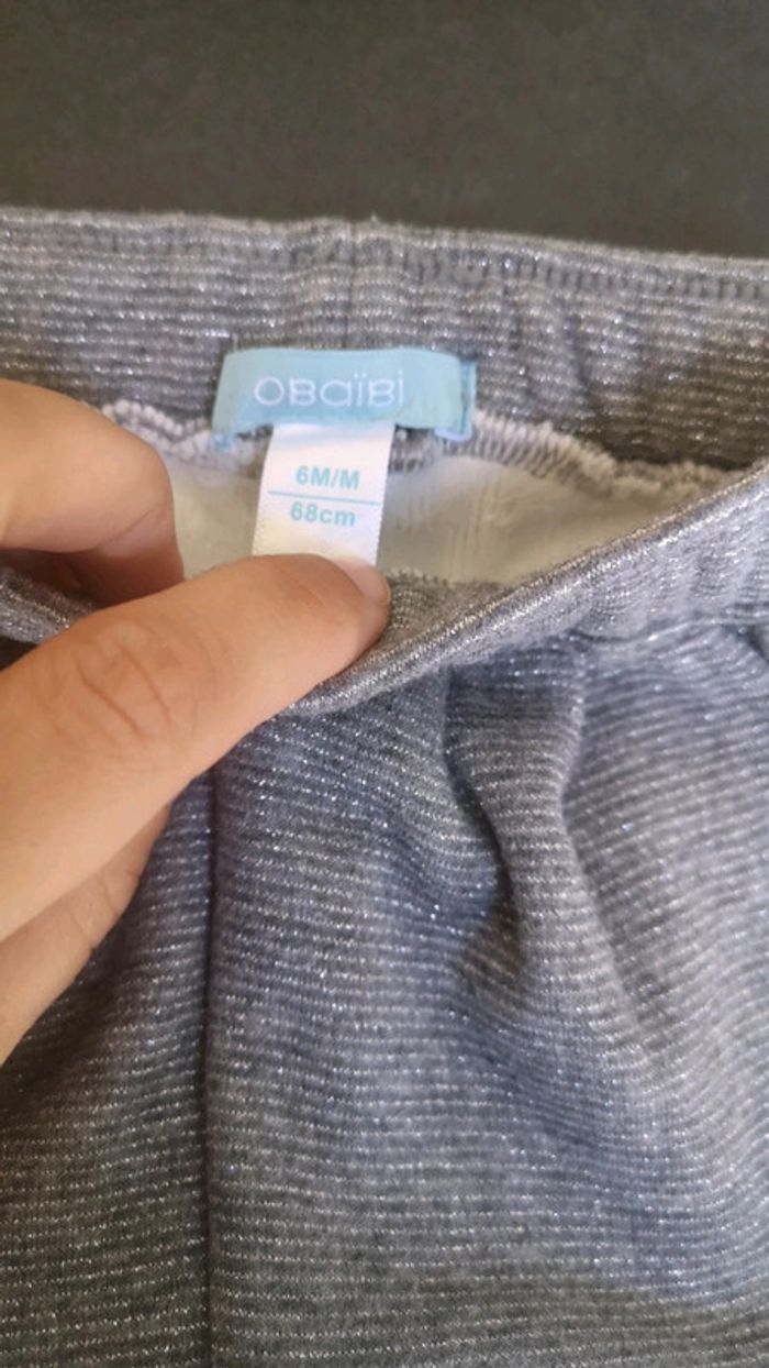 Jogging gris bébé fille - photo numéro 2