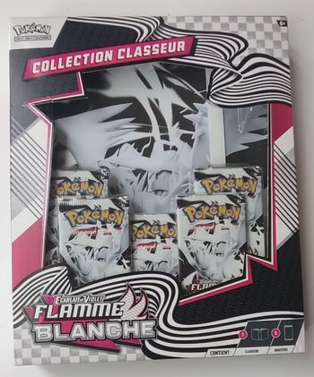 Coffret pokemon classeur  flamme blanche