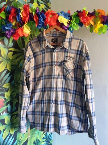 Chemise carreaux type flanelle