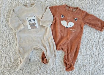 Pyjamas chaud 1 mois