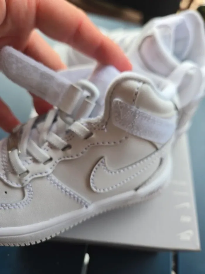 Nike force 1 easyon blanche taille 25 neuves - photo numéro 7