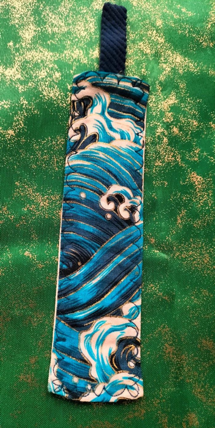 Lot de 10 marque-pages en tissu - photo numéro 11