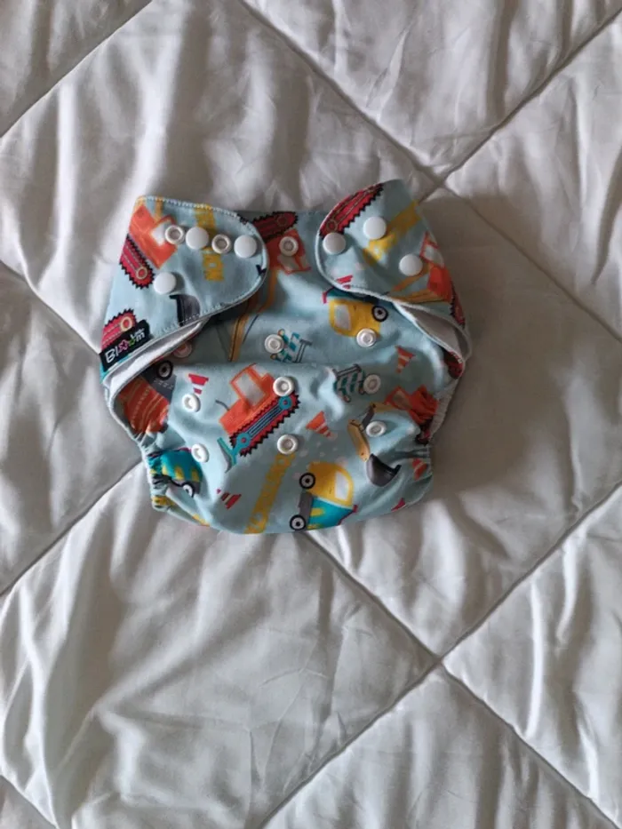 Couche lavable véhicules Little Bloom 0-3A