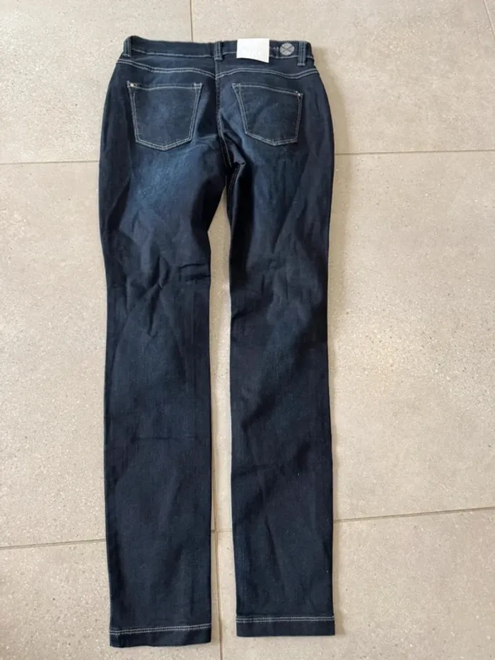 Jean navy mac-jeans dream skinny valeur 110€ W32 L30 36*100cm - photo numéro 4