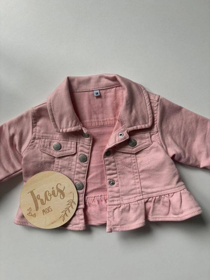 Veste en jean bébé fille - photo numéro 2