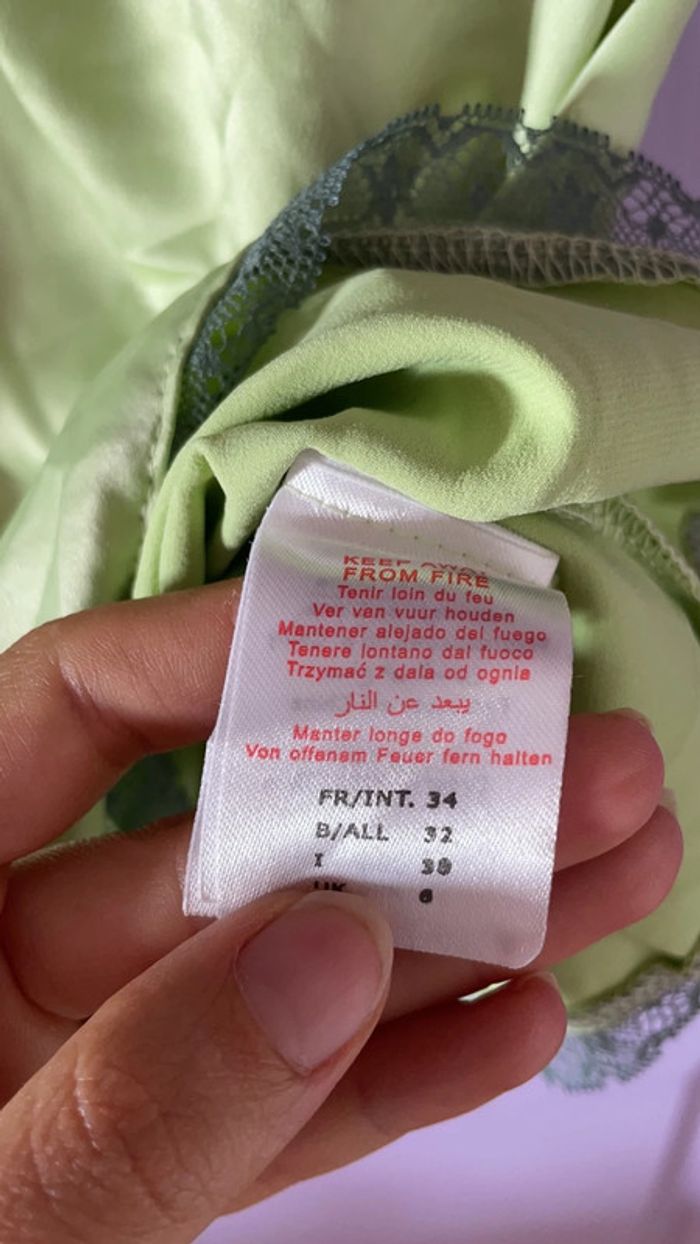 Caraco satiné de pyjama Etam Taille 34 - photo numéro 5