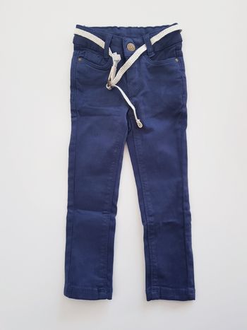 Tape A L'Œil - Pantalon skinny + ceinture - Bleu marine - Neuf avec étiquette !