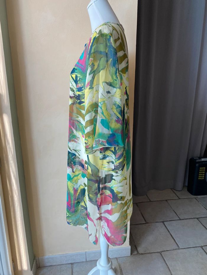 Robe voile brodé multicolore Yi Xiang XL - photo numéro 8