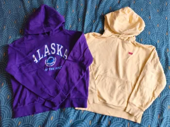 Lot 2 sweat levis et kiabi