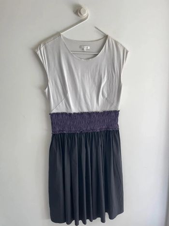 Robe tricolore Paul Ka ceinture violette