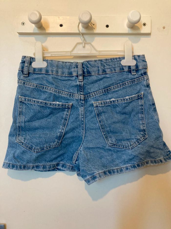 Jupe Short Jean Coeur - photo numéro 3