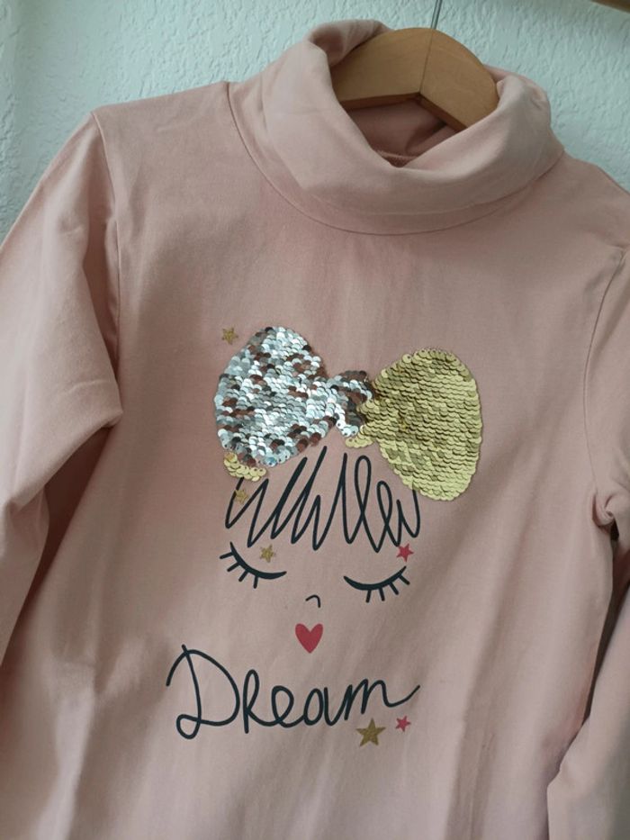 Haut rose manches longues avec col Orchestra 10 ans - photo numéro 2