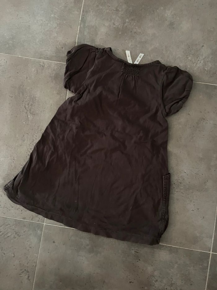 4 ans - tunique marron okaidi - photo numéro 3