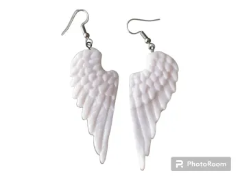 Boucle d'oreille ailes d'ange