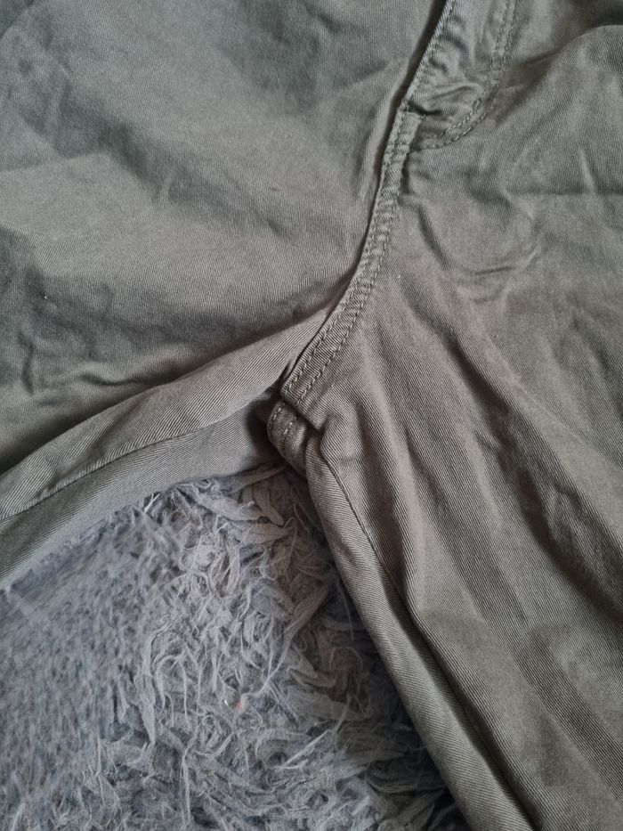 Jean skinny kaki style cargo taille XS 14ans - photo numéro 7