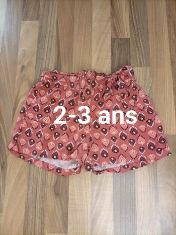 Short ethnique ocre et noir 2-3 ans Gémo