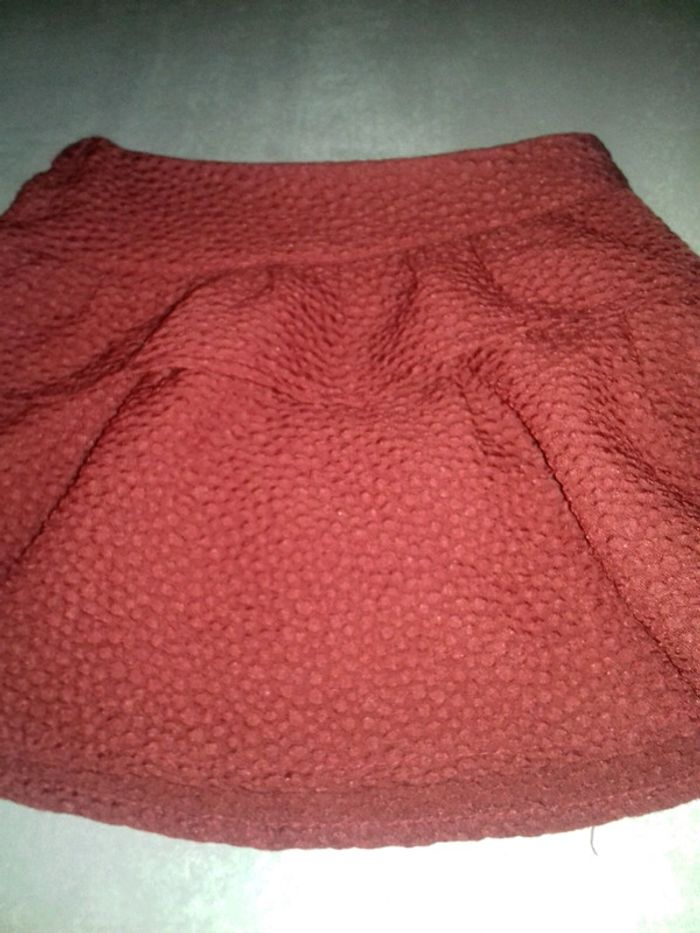 Jupe fillette rouge/bordeaux - photo numéro 2