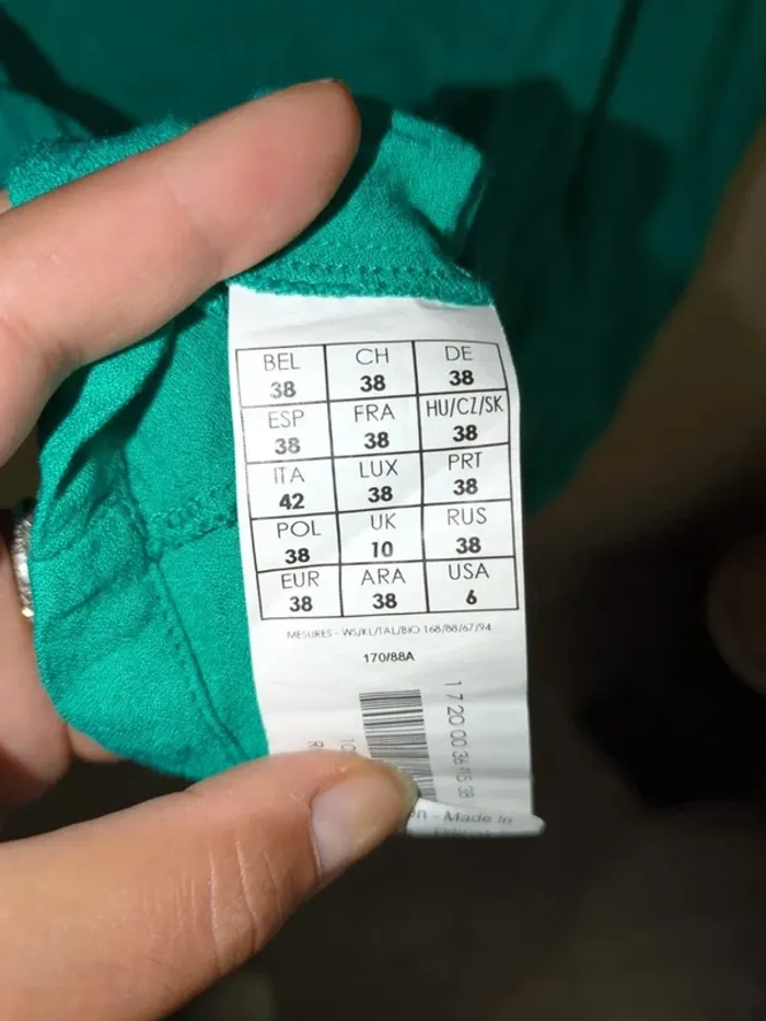 Robe verte Promod - photo numéro 4