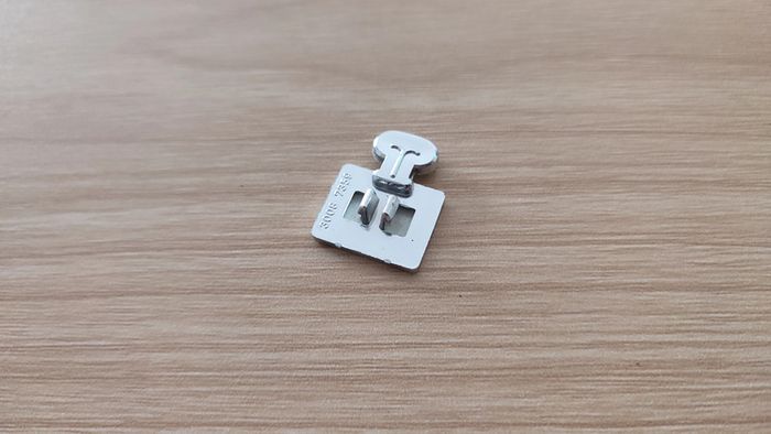 Plaque immatriculation arrière pièce détachée miniature 1/18 Burago Alfa Romeo 2300 spider 1932 #B61 - photo numéro 2