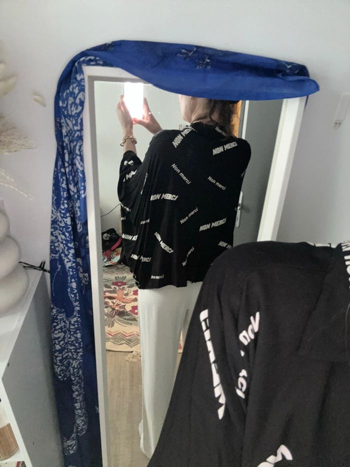 Chemise noire Etam taille s - photo numéro 3