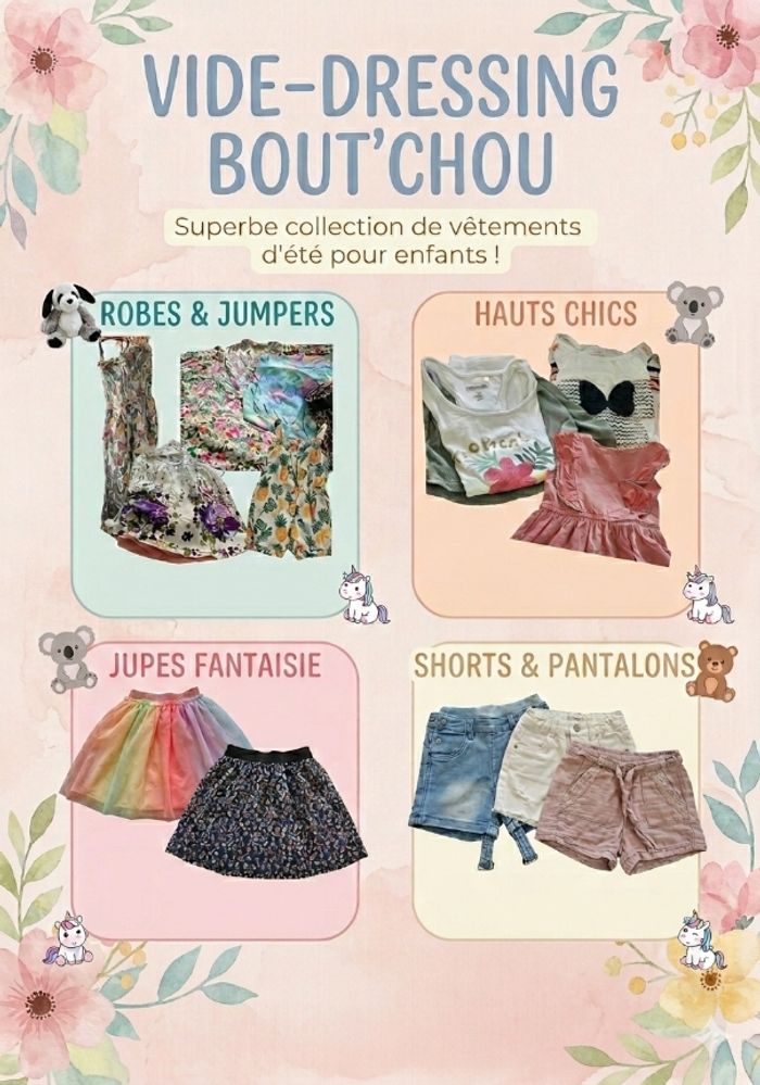 Lot ete fille 10 ans