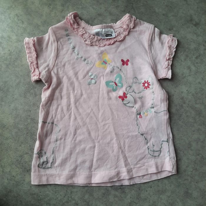 T-shirt fille 80cm