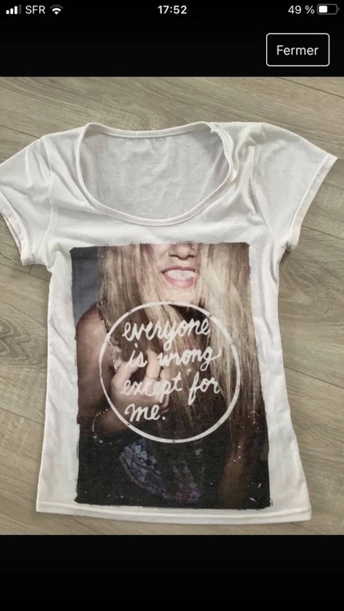 Teeshirt message
