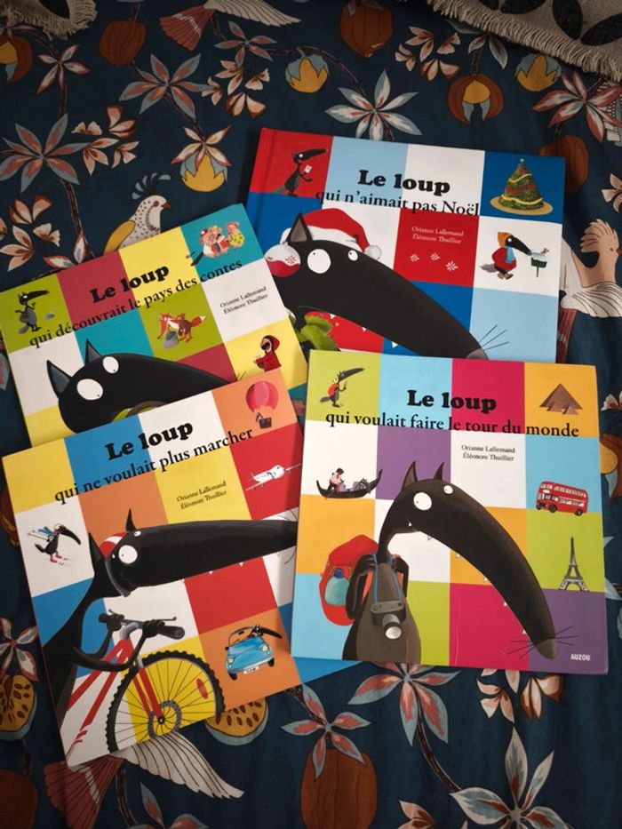 Lot livres le loup
