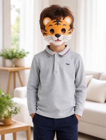 Polo tape à l'œil / Taille 8 ans
