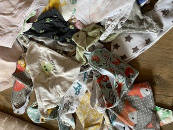 Lot bavoirs bavouilleurs langes