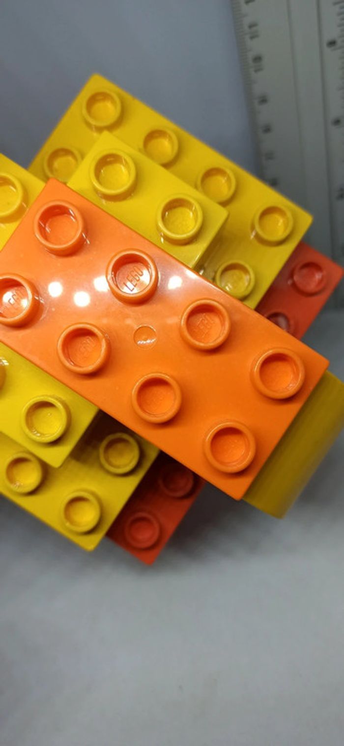 Oiseau flamant rose en briques lego duplo - photo numéro 13