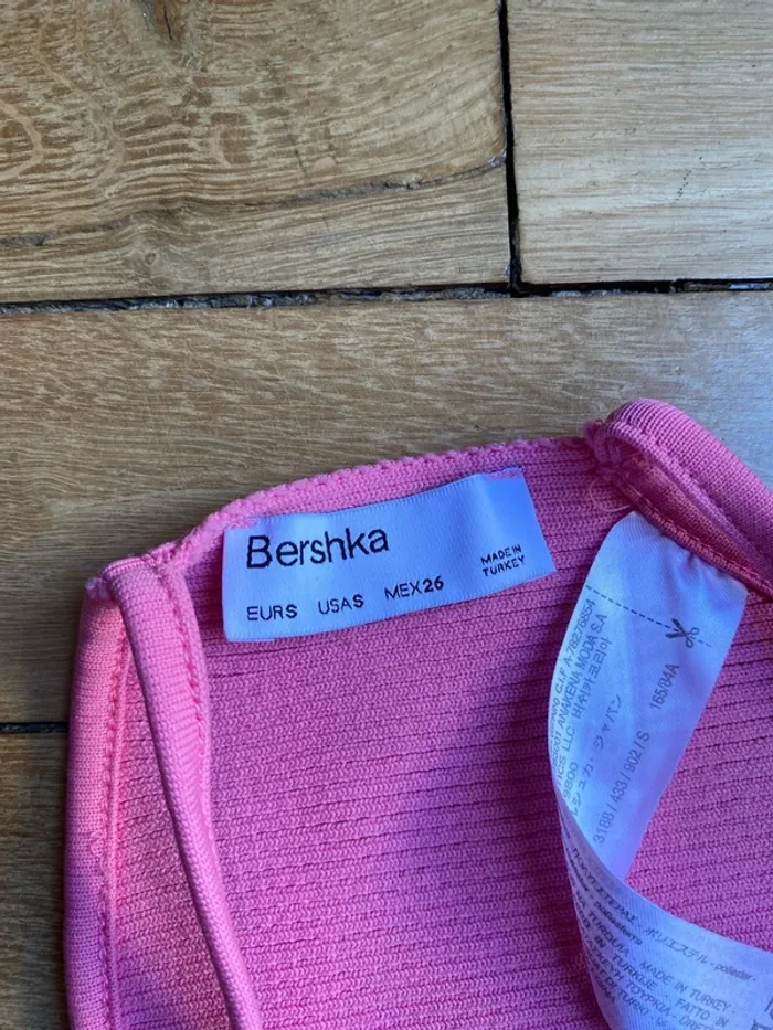 Top brassière rose - photo numéro 3