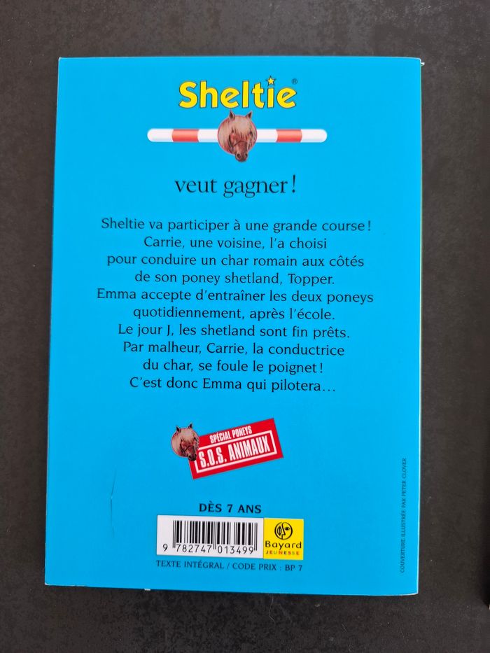 Lot de 3 livres Sheltie de Peter Clover en bon état - photo numéro 2