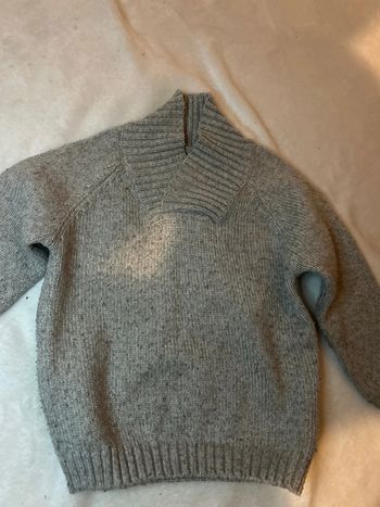 Pull colle rouler