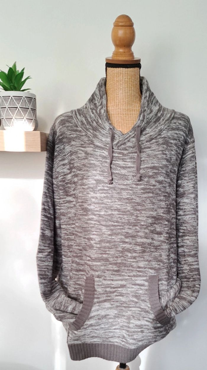 Pull gris foncé Gémo