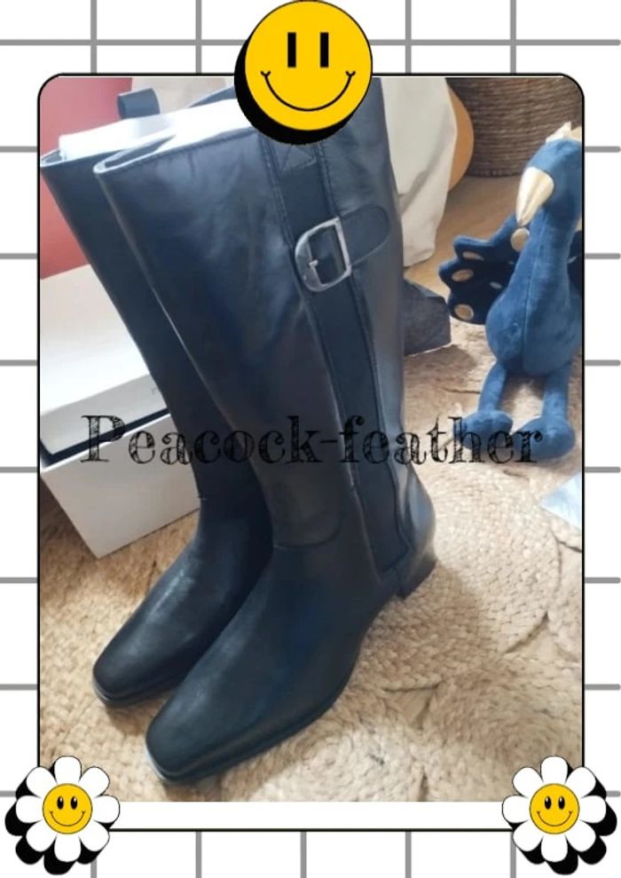 Bottes neuves noires pédiconfort 40 - photo numéro 5