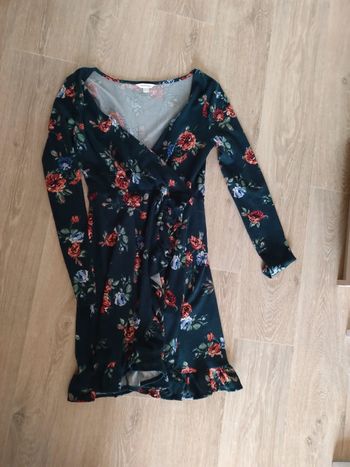 Robe verte fleurie Springfield