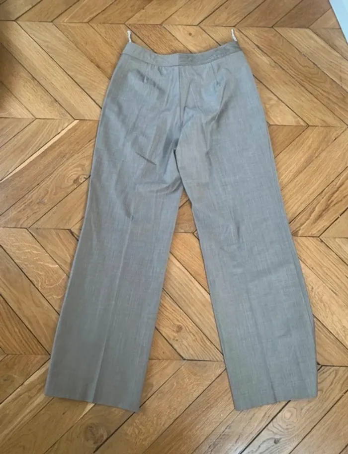 Pantalon de costume marron glacé - photo numéro 3