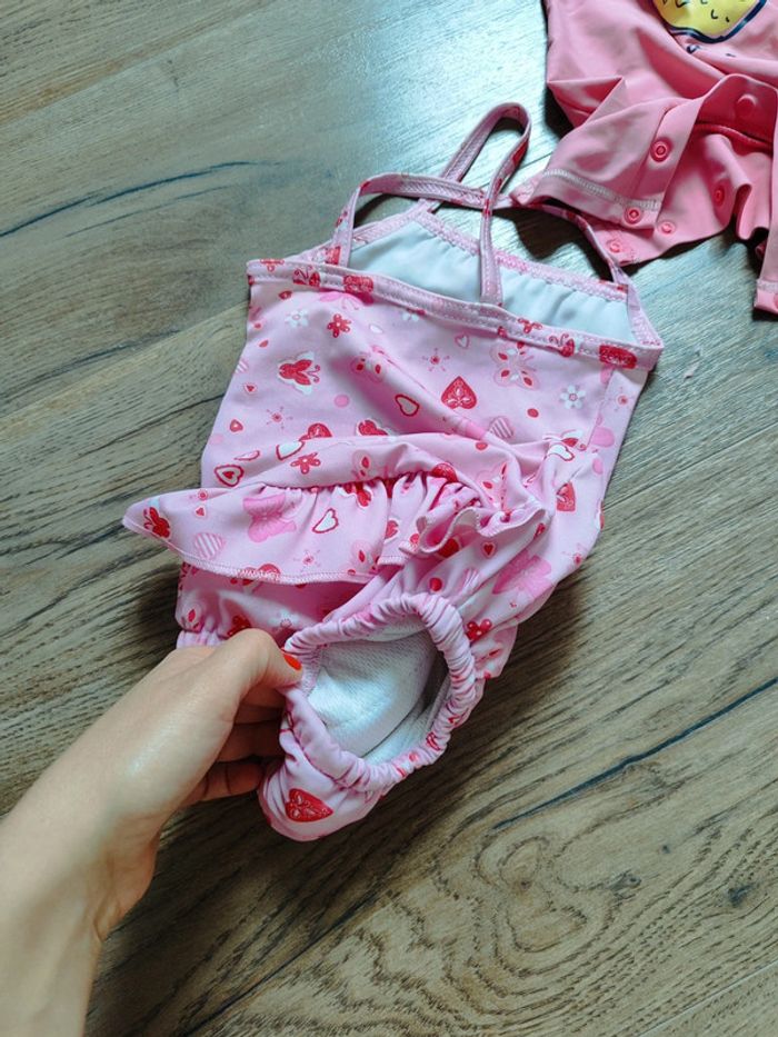 Lot maillots de bain fille 6 mois a 24 mois - photo numéro 7